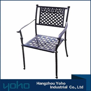 Sillas de comedor negro <span class=keywords><strong>calle</strong></span> Jardín <span class=keywords><strong>silla</strong></span> de aluminio piezas fuera de aluminio reposabrazos <span class=keywords><strong>silla</strong></span> para comedor - Product Image 1