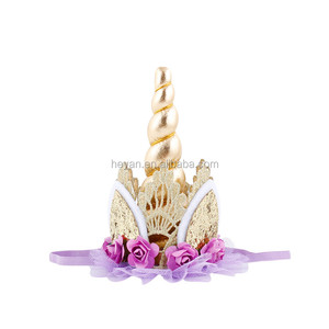 Corone di <span class=keywords><strong>unicorno</strong></span> per ragazze/Fasce per capelli a forma di <span class=keywords><strong>unicorno</strong></span>/Accessorio per feste a tema <span class=keywords><strong>unicorno</strong></span> - Product Image 5