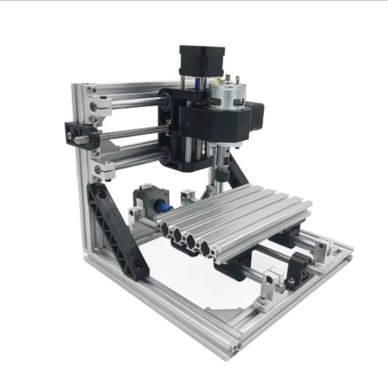 Roteador de madeira 1610 grbl controle diy mini cnc máquina de gravação a laser