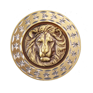 Vendita diretta in fabbrica di alta qualità personalizzata personalizzata in oro verniciato leone moneta in metallo <span class=keywords><strong>3d</strong></span> - Product Image 4