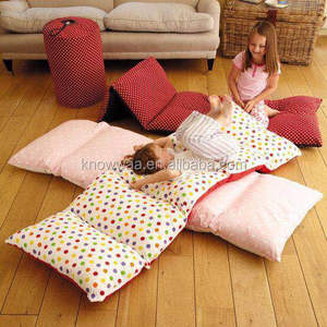 Plegable niños asiento de piso del bebé almohada tumbona cubierta piso tumbona almohada para ver TV, Playgame, Sleepover - Product Image 2