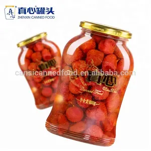 Canned Fruits Canned Strawberries In Syrup Packed In Tin Can Or Jar