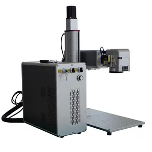 JPT MOPA M6 20/30/70W fiber laser marking machine with auto focus and cyclops camera positioning system