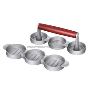 Prensa de hamburguesas de acero inoxidable, máquina para hacer moldes, 100/130/150mm - Product Image 5