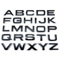OEM Servizio Fornitore Della Cina Auto Cofano Sticker 3D Chrome Lettere e Numeri