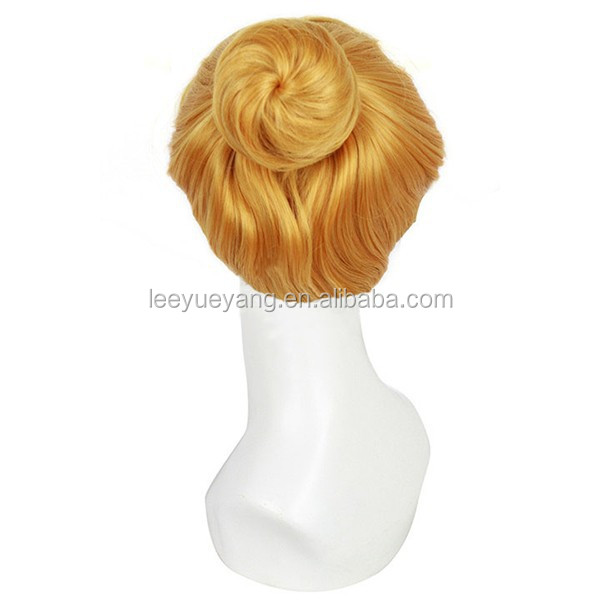 Cinderella Blonde Cosplay Wig with a Hair Bun - New Arrival
