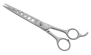 Tijeras de corte de pelo para mascotas curvas con hoja recta Herramienta DE BELLEZA DE ACERO INOXIDABLE Tamaño 5,5 \ "6 \" 7 \ "8 \" 9 \ "10 \" Tijeras de adelgazamiento - Product Image 2