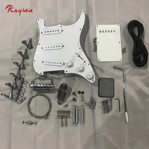 Phụ Kiện Guitar Điện Toàn Bộ Bộ Dụng Cụ Cho DIY ST Guitar Phần Cứng Bằng Nhựa