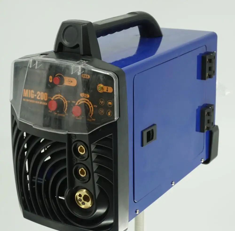 Saldatrice automatica di alta qualità MIG-250PI inverter Mig/mag saldatore Mig torcia + supporto elettrodo + morsetto di terra 15-20l/min 60