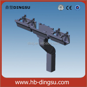 Rectangular <span class=keywords><strong>PVC</strong></span> <span class=keywords><strong>bajante</strong></span> con <span class=keywords><strong>PVC</strong></span> Gutter montaje - Product Image 4
