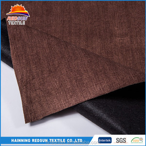 100% poliéster tela de tapicería de <span class=keywords><strong>lino</strong></span> como <span class=keywords><strong>lavable</strong></span> al por mayor - Product Image 1