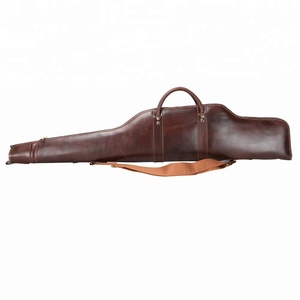 HIBO High End <span class=keywords><strong>Vintage</strong></span> Echt Lederen Bruine Pistoolholster - Product Image 3