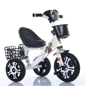 2017 fashion baby children kiddie pedal tricycle foam rubber wheels toys for sale