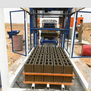 qt6-15 cement brick making machine, chine ciment bloc brique machine