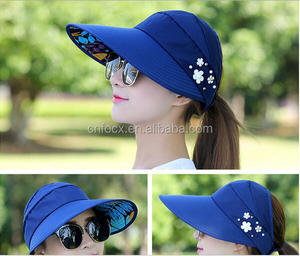 Women <strong>Ladies</strong> <strong>Summer</strong> Outdoor Anti-UV Beach Sun <strong>Hat</strong> / <strong>Summer</strong> <strong>Lady</strong> <strong>Hat</strong> / Foldable Sun <strong>Hats</strong> - Product Image 2