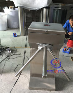 Auto Intelligent RFID/NFC Swing Flap Barrier Gate <strong>Access</strong> <strong>Control</strong> <strong>Reader</strong> with Tripod NFC Swing Turnstile - Product Image 4