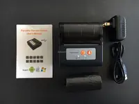 Mini impressora bluetooth portátil de 80mm, impressora fotográfica sem fio para celulares iphone e android