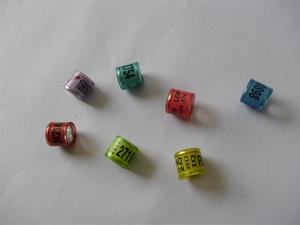 Anillos de palomas <span class=keywords><strong>2023</strong></span> <span class=keywords><strong>oiseaux</strong></span> kabutar anneaux de jambes gravure canari finch anneaux en aluminium bandes jaunes pigeons de course à vendre - Product Image 2