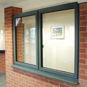 CE Aluminum Double Glass Outward Opening Narrow <strong>Long</strong> Casement <strong>Windows</strong> for Sale - Product Image 1