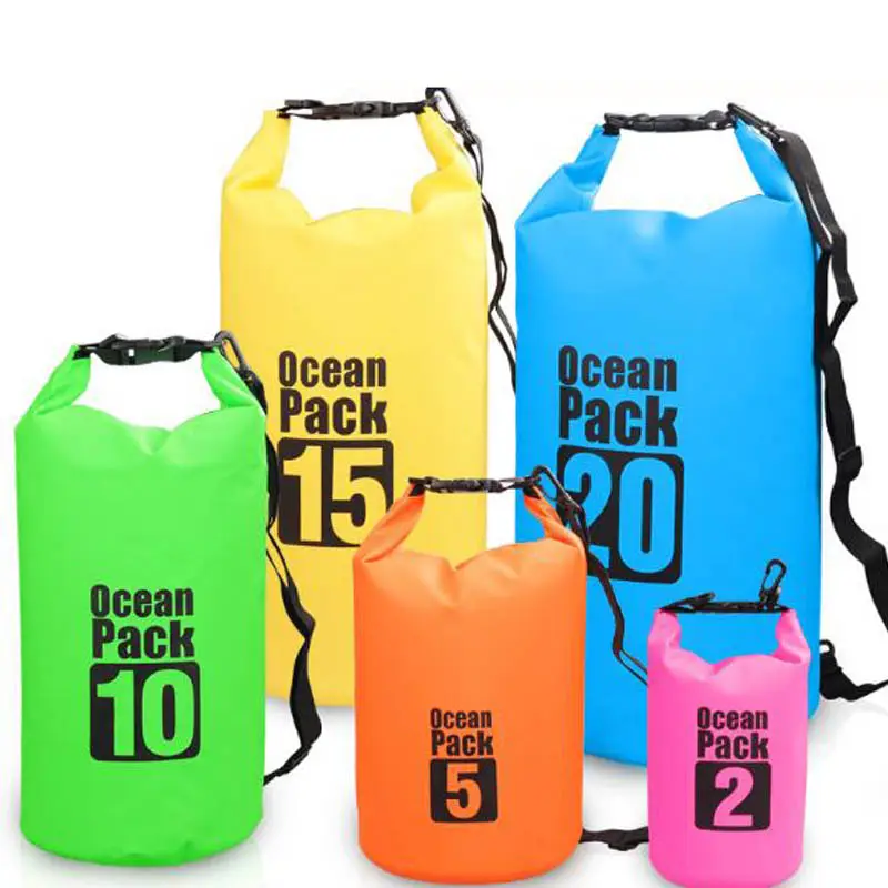 Tahan Air Drift Bag Inflatable Tas Pantai Airbag Lipat Tas Handuk Pantai