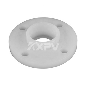 Hochwertige Maßgefertigte <span class=keywords><strong>DN15</strong></span>-DN100 Kunststoff-PVDF-Lose Flanschverbindungen mit Überlappung <span class=keywords><strong>DN15</strong></span>-DN300 1/2-12 Zoll 1/2''-12'' - Product Image 3