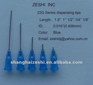 Pontas de dispensamento da série 22g de aço inoxidável - Product Image 2