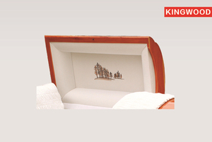 2024 nuevo ataúd de cedro rojo ataúd funerario sofá completo ataúd de madera de gran altitud - Product Image 1