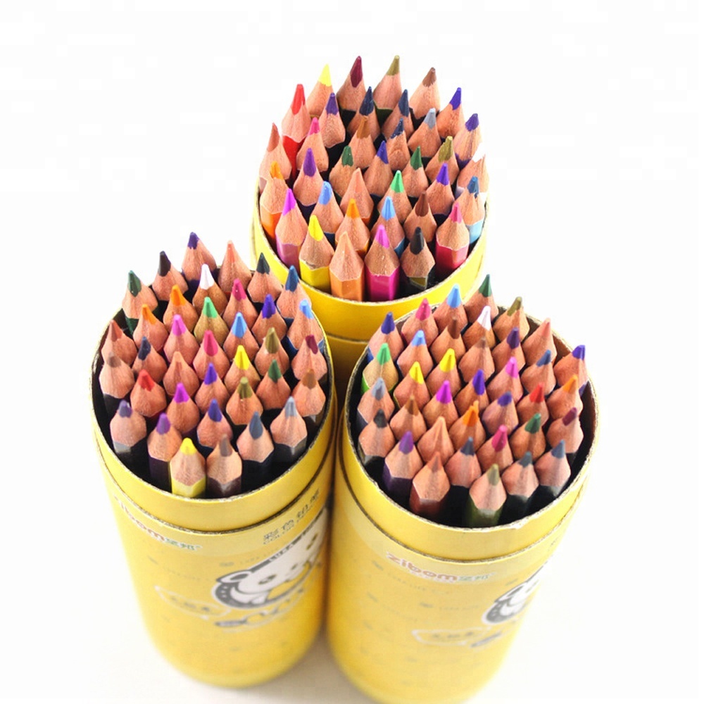 Wholesale High Quality 36 Colors Customized Logo Wood Colour pencil