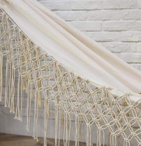 <span class=keywords><strong>Amaca</strong></span> Vintage <span class=keywords><strong>da</strong></span> <span class=keywords><strong>Esterno</strong></span> in Tela di Cotone 320gsm con Nappe in Pizzo, Capacità 200kg per 1-2 Persone, 10-19ft, per Tutte le Stagioni - Product Image 2