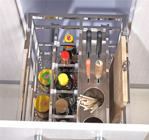 213 nouveau Design et le fil <span class=keywords><strong>pull</strong></span> out panier de rangement pour sortir panier métallique en meuble lavabo - Product Image 5