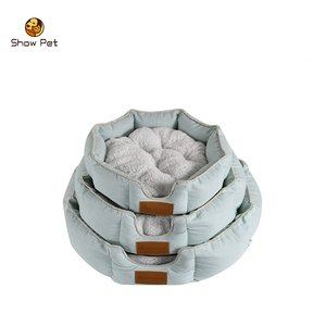 T08 70*18 cm European <span class=keywords><strong>amazon</strong></span> estilo caliente round octagon cama para perro - Product Image 2