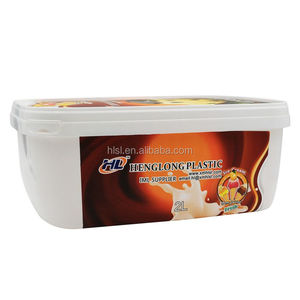 Conteneur en plastique rectangulaire de 2 L pour la crème glacée, fabricant certifié BRC, boîte à crème glacée en PP avec logo, boîte à crème glacée <span class=keywords><strong>Coppelia</strong></span> - Product Image 5
