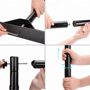 Supporto per fondale <span class=keywords><strong>telescopico</strong></span> con supporto per <span class=keywords><strong>banner</strong></span> regolabile da 10*8 piedi per la pubblicità della fiera commerciale - Product Image 4