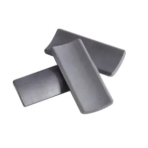 Make to Order custom size anisotropic high performance Ceramic Arc Ferrite Magnets for Sale