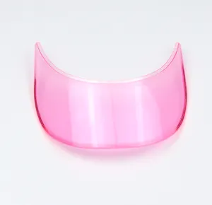 The Manufacture Wholesale TPU Transparent Visor In Stock Custom Friendly Sun Shade Visor For Hat