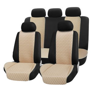 Venta caliente transpirable de verano anti polvo fácil de instalar Lino coche cojines de asiento - Product Image 4