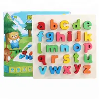 Kleurrijke alfabet puzzel intelligentie, houten puzzel