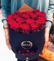 Großhandel luxus schublade runde blume box schublade herz blume box schokolade geschenk box