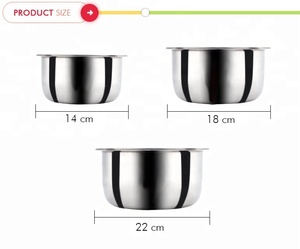 Tam boy 410 paslanmaz çelik pişirme tayland tencere seti mutfak gereçleri tencere setleri kazan çorba için - Product Image 5