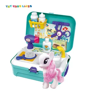 도매 18 개 Children Backpack Pet Care Toy Set Pet 숍 장난감