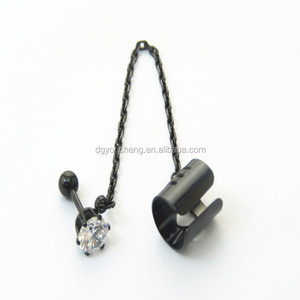 Corona de joyas de Oreja Piercing Cuelgan <span class=keywords><strong>Cuff</strong></span> Helix <span class=keywords><strong>Tragus</strong></span> Piercing - Product Image 4