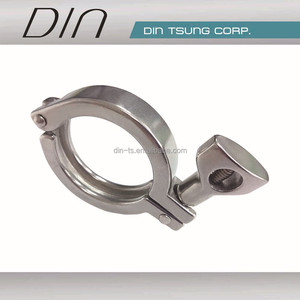 ข้อต่อท่อสแตนเลสแบบ Tri Clamp 13MHH ทรงกลม ผิวขัดเงา สำหรับงานอุตสาหกรรม - Product Image 1