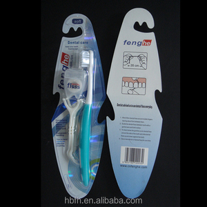 Cepillo de dientes para adultos con dental floss y selección de la seda dental - Product Image 1