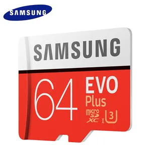 100% Originele Groothandel Prijs In Voorraad Samsung Micro Tf Evo Plus Class10 16G 32Gb 64Gb 128Gb micro Sd Geheugenkaart