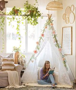 Tunnel de jeu en tissu 100% coton pour enfants OEM et tunnel en toile et tente <span class=keywords><strong>tipi</strong></span> en coton biologique pour adultes - Product Image 2