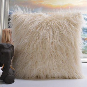 <strong>Long</strong> Wool <strong>Cushion</strong>,Luxury Fashion Faux Fur Pillow,For Chair &amp; Sofa - Product Image 2