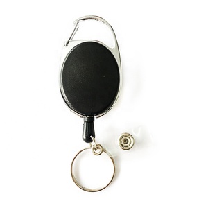 Vente flash, porte-clés rétractable en métal <span class=keywords><strong>pas</strong></span> <span class=keywords><strong>cher</strong></span>, porte-carte de <span class=keywords><strong>ski</strong></span>, porte-carte d'identité, logo personnalisé, ceinture rétractable, porte-clés - Product Image 4