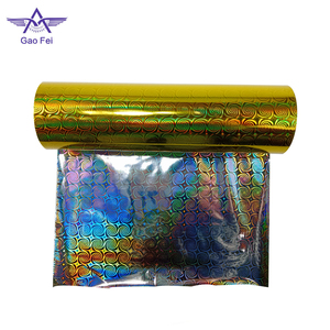 Hoja de plástico <span class=keywords><strong>espiral</strong></span> recubierto holográfico metalizado película - Product Image 2