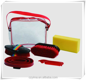 Equitazione Accessori Spolverare Testa della Spazzola Strumento di Pulizia Della Polvere Cavallo Grooming Kit di Pulizia Set Saddlers Attrezzature Equestri - Product Image 1