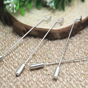 Long Needle Diy Lapel Stick Pin Supplier Bulk Metal China Garment Zinc Alloy Trendy Brooches within 7 Days as Pictures 300pcs